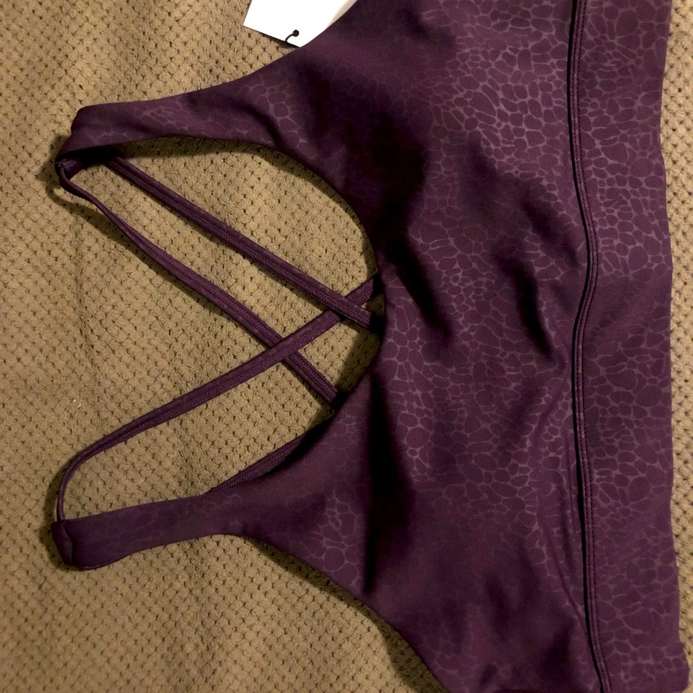 Zyia - Plum River Stone Light n Tight Strappy Bra